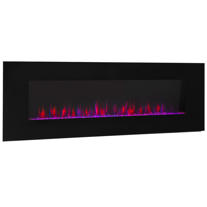 Orren Ellis Jaxsone Wall Mounted Electric Fireplace & Reviews Wayfair